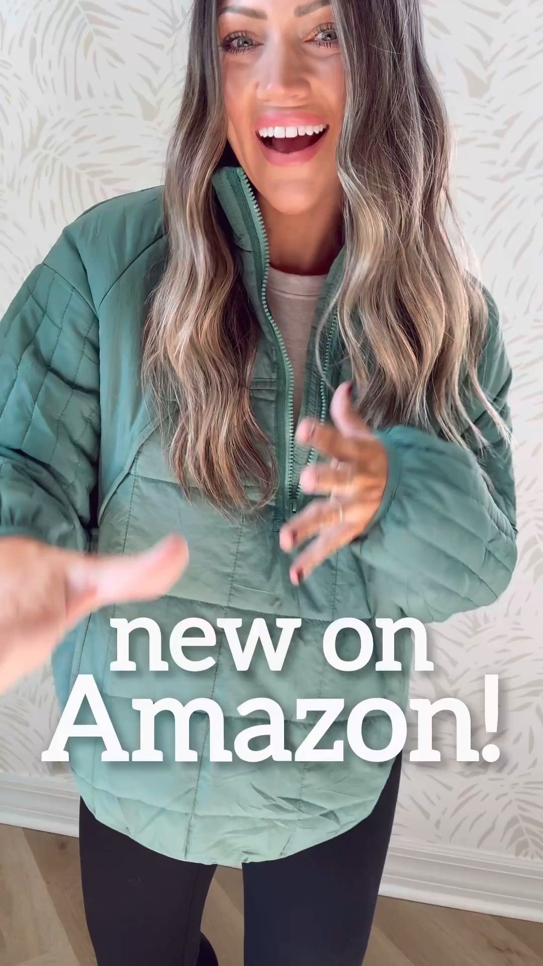 NEW on Amazon! Such a winner. Several color options are available! I’m in a size S — it’s plenty generous in sizing! XS PETITE leggings — I absolutely looove that these Amazon leggings are offered in petite. For reference: I’m just about 5’4! #amazonfinds 