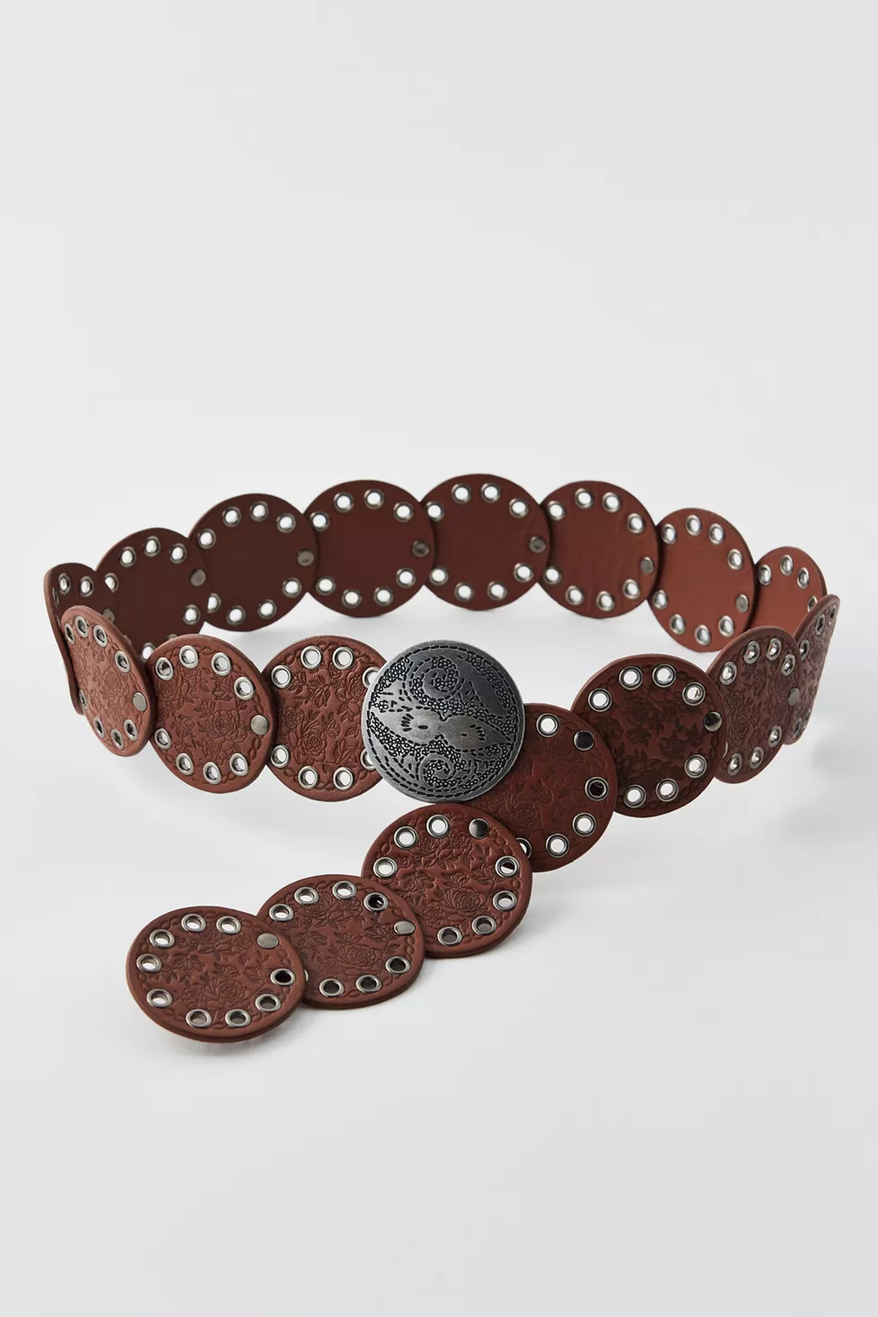 Betty Stamped Leather Western Belt | Urban Outfitters (US and RoW)