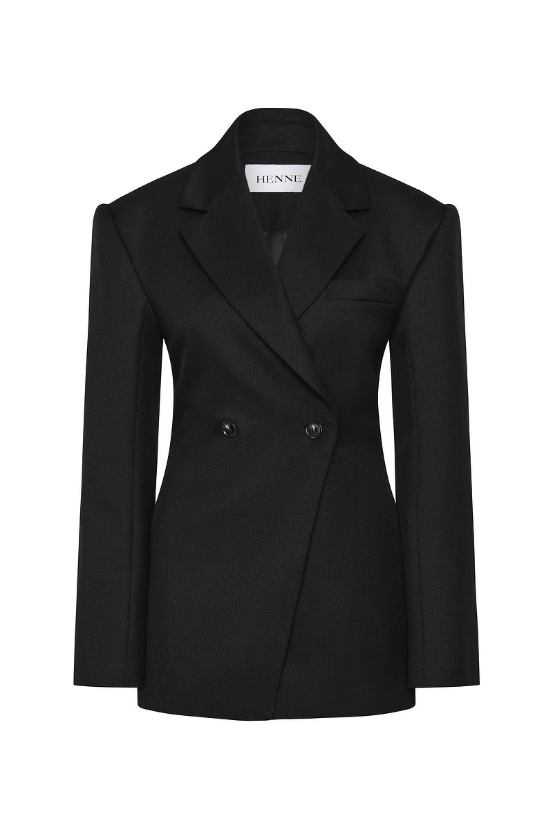 Bowie Twill Blazer | Henne