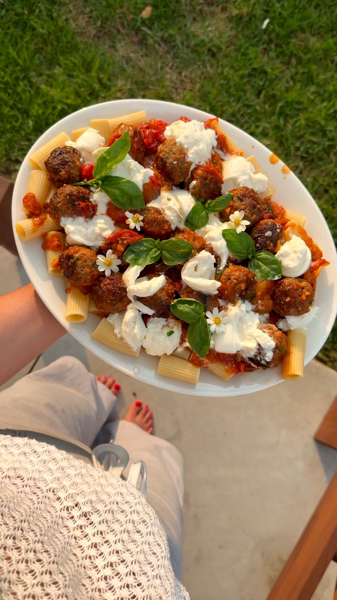 ummer spaghetti and meatballs just got a fresh upgrade with this NEW RECIPE! 🍅

Say goodbye to heavy marinara and hello to bright burst cherry tomatoes, fresh basil, and a splash of white wine that makes this classic dish taste like pure summer. Topped with creamy burrata because... why not make it even more delicious? This is the perfect way to use all those gorgeous summer tomatoes and still get your comfort food fix without feeling weighed down. Light, fresh, and absolutely cozy - exactly what summer dinners should be!

https://thedefineddish.com/meatballs-with-basil-and-burst-tomatoes/

#SummerMeatballs #BurstTomatoes #FreshBasil #Burrata #SummerPasta #LightDinner #FreshTomatoes #SummerComfortFood

#LTKHome #LTKParties #LTKFindsUnder100