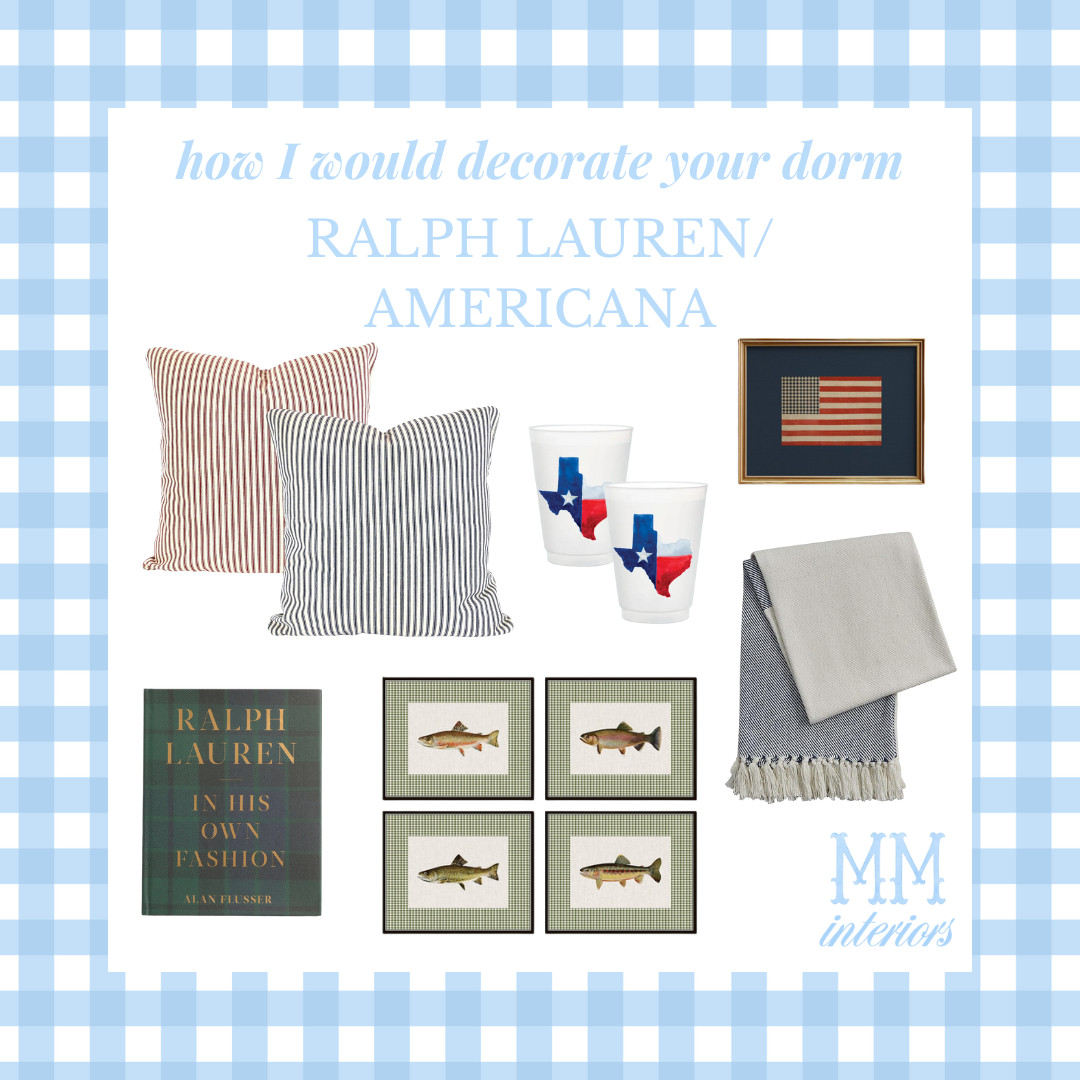 Classic, collegiate, and a little bit country 🤠🇺🇸 This Ralph Lauren-inspired dorm board brings timeless Americana charm to campus life—think stripes, framed flags, and Texas pride. Perfect for anyone who loves prep meets patriotism! 


Ralph Lauren dorm

Americana dorm decor

Preppy dorm style

Southern dorm aesthetic

Texas pride decor

Classic college room

Red white and blue accents

Gingham and stripes

Vintage flag wall art

Cozy traditional dorm style 

 #LTKHome #LTKSaleAlert #LTKFindsUnder100