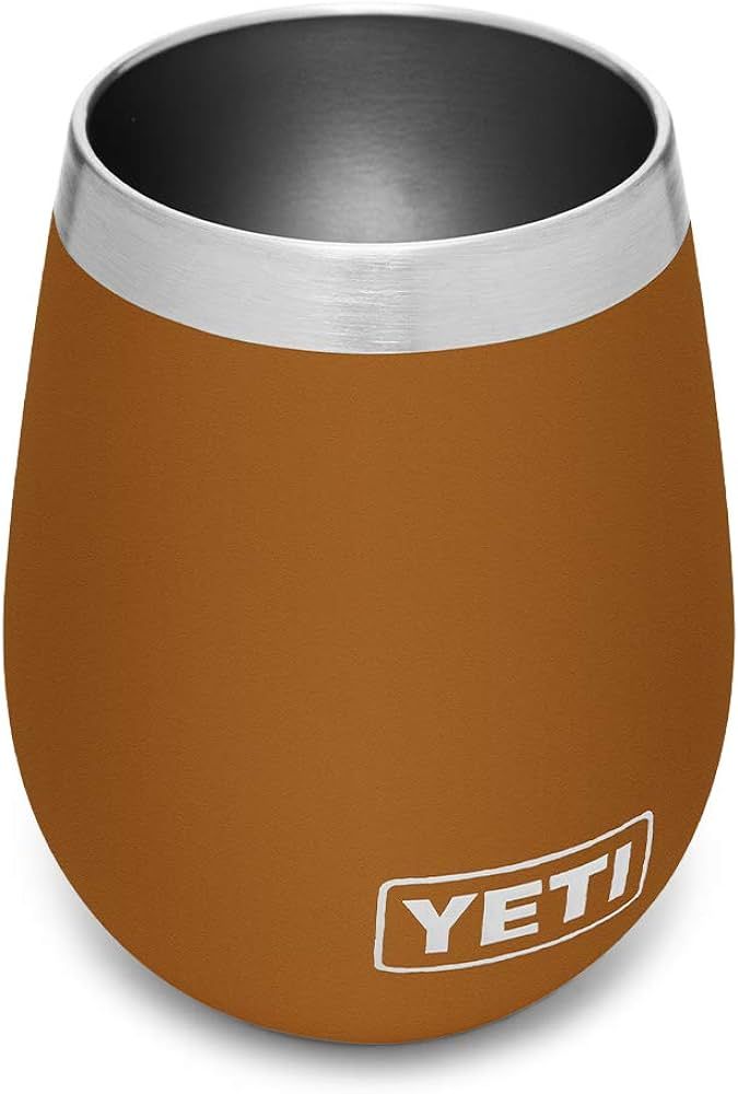 YETI Rambler 10 oz Wine Tumbler, Vacuum Insulated, Stainless Steel, NO LID | Amazon (US)