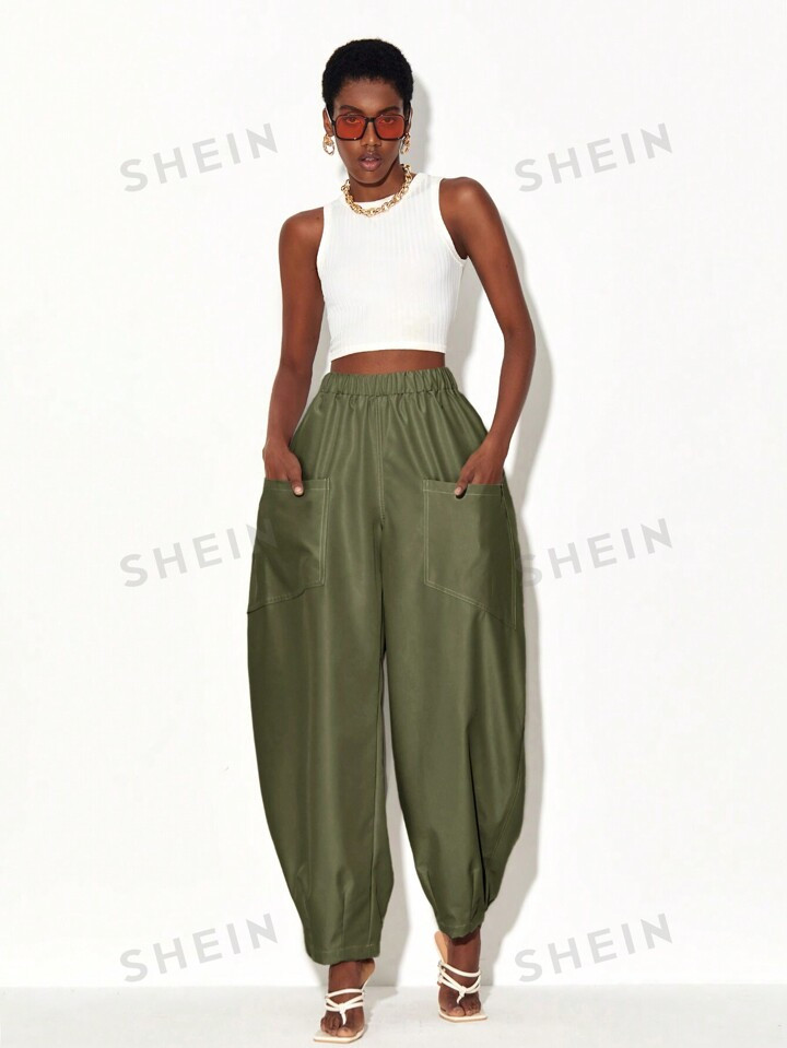 GYD studio Studio Oversized Baloon Shape Trousers | SHEIN