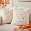 Softalker Fall Throw Pillow Covers 18x18 Set of 2 Rust Orange Pumpkin Decor | Amazon (US)