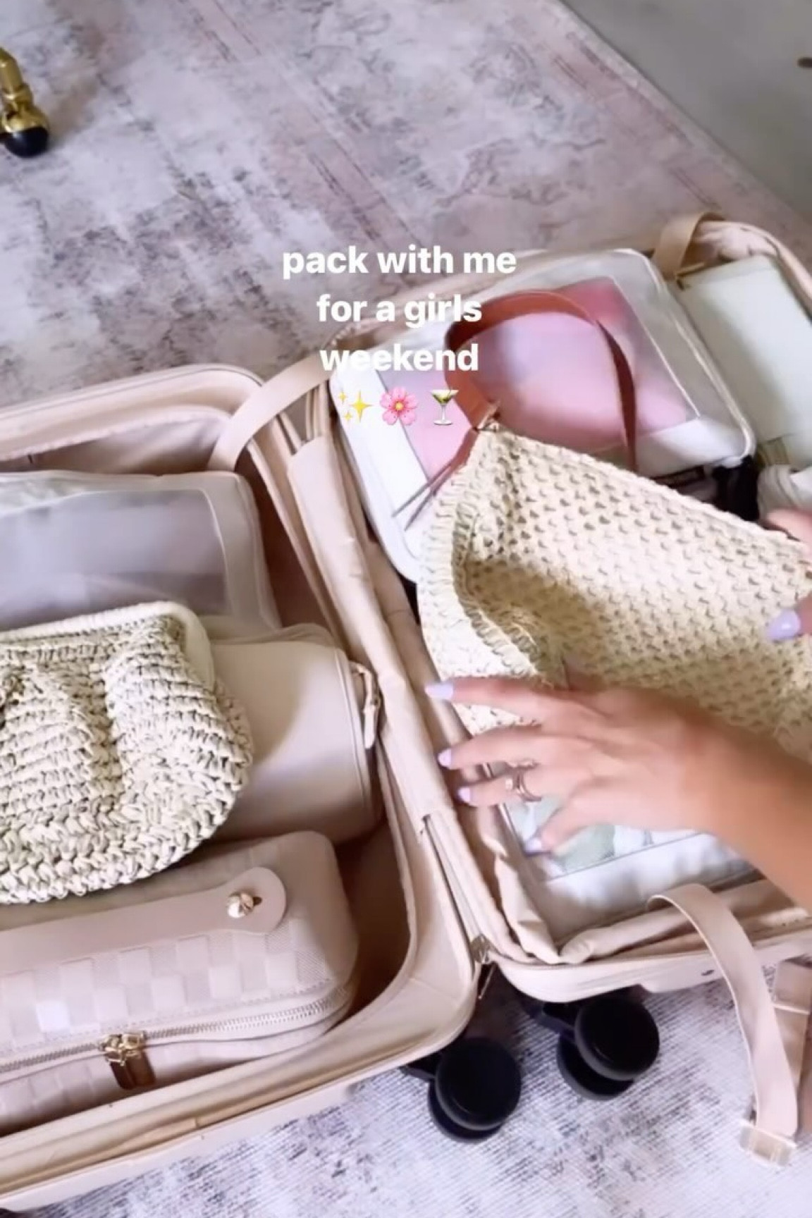Comment SHOP below to receive a DM with the link to shop this post on my LTK ⬇ https://liketk.it/4Ju6E

🌸 pack with me for a girls weekend! Everything is on my LTK and Amazon storefront bestie babes! Do you have any of these things?! The packing cubes are legit the BEST I have EVER used! 🙌🏼 are y’all planning any fun trips?! 

Amazon finds travel finds pack with me vacation outfits packing tips Amazon fashion