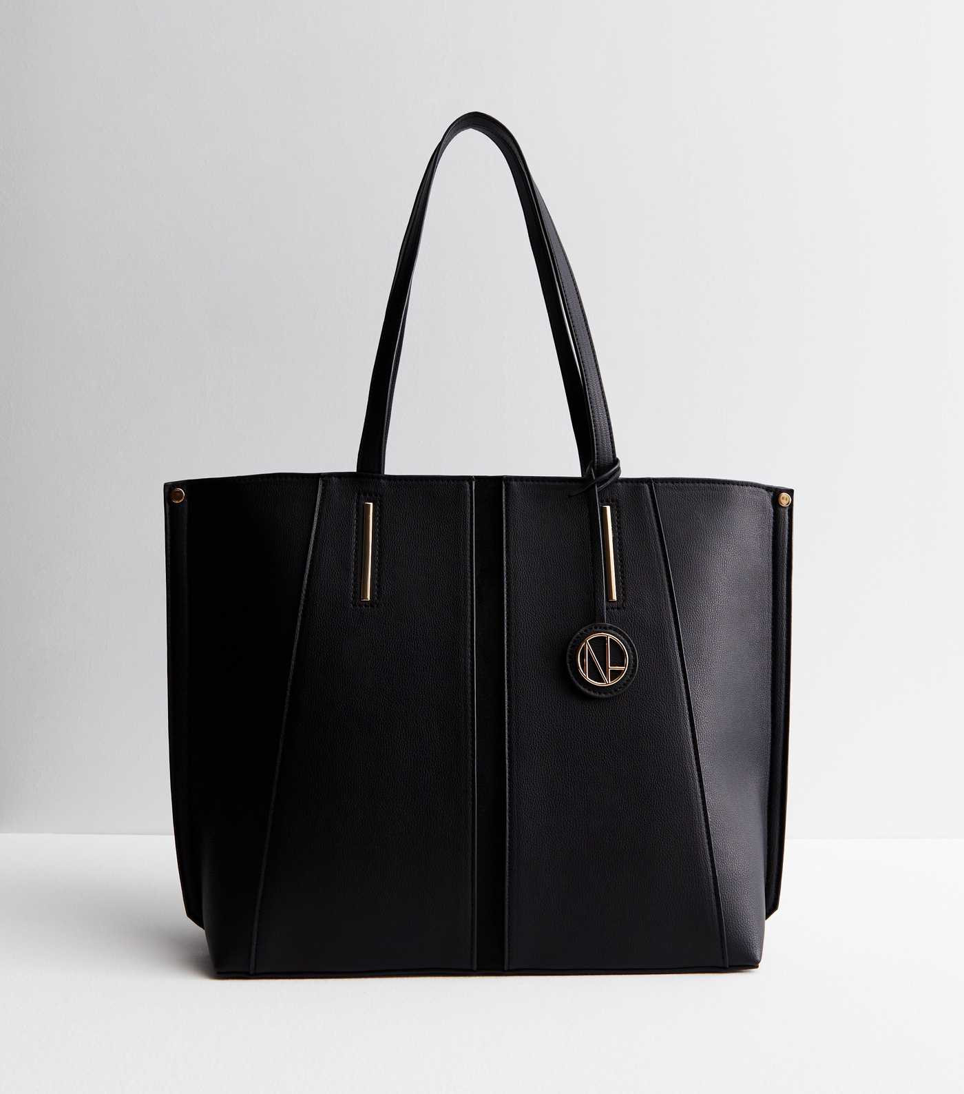 Black Leather-Look Tote Bag
						
						Add to Saved Items
						Remove from Saved Items | New Look (UK)