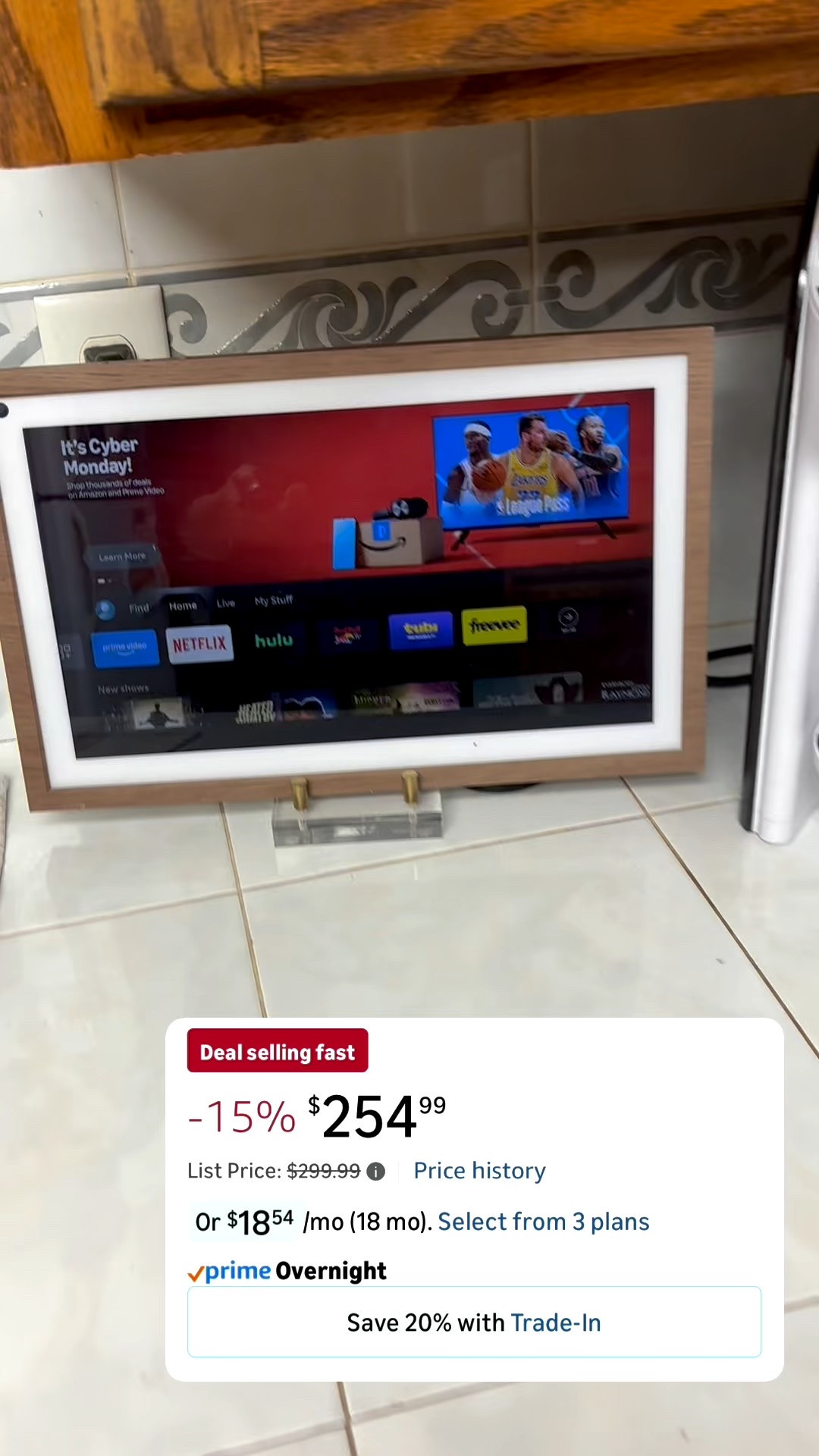 My Amazon Echo Show is on sale for Cyber Monday and I highly recommend!! So great to use to look up recipes or watch a show while cooking! It’s a great gift idea too!! 

Cyber week, Amazon, cyber deals, cyber monday, gift ideas, holiday, sale

#LTKGiftGuide #LTKCyberWeek #LTKSaleAlert