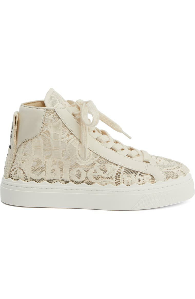 Chloé Lauren High Top Platform Sneaker (Women) | Nordstrom | Nordstrom
