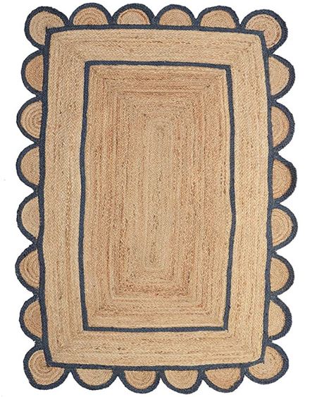 backdoor update 💙 

add this cute little rug to make any entrance a happy one! 

Home decor, rugs, rug, scalloped, decor, outdoor decor

#LTKunder50 #LTKhome #LTKSeasonal