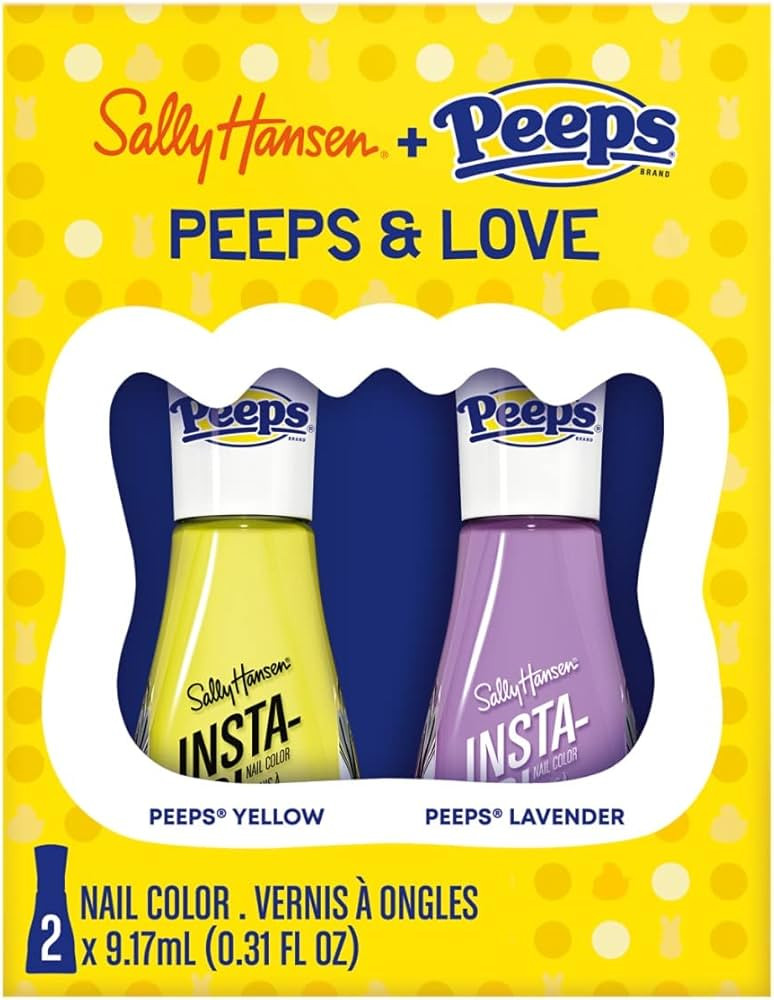 Sally Hansen Insta Dri Nail Polish Duo 2 Pack: PEEPS & LOVE (PEEPS YELLOW & PEEPS LAVENDER) | Amazon (US)