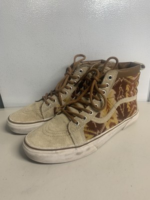 Vans x Pendleton High Top Sneakers Rare Collaboration Size 9 Mens 10.5 Women’s | eBay US