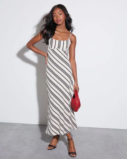 Rhoda Striped Maxi Dress | VICI Collection