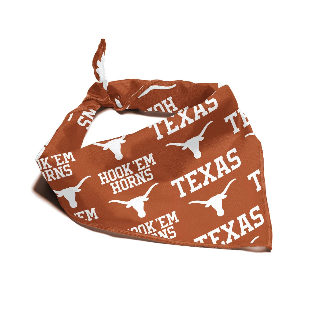 Texas Longhorns NCAA Bandana for Dogs & Cats | Officially Licensed | Fits Pets of All Sizes | Mak... | Etsy (US)