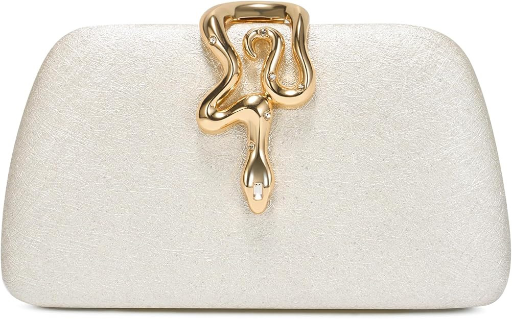 SWEETV CHUNLI Glitter Clutch Purses for Women Elegant Evening Bag for Parties, Weddings, and Form... | Amazon (US)