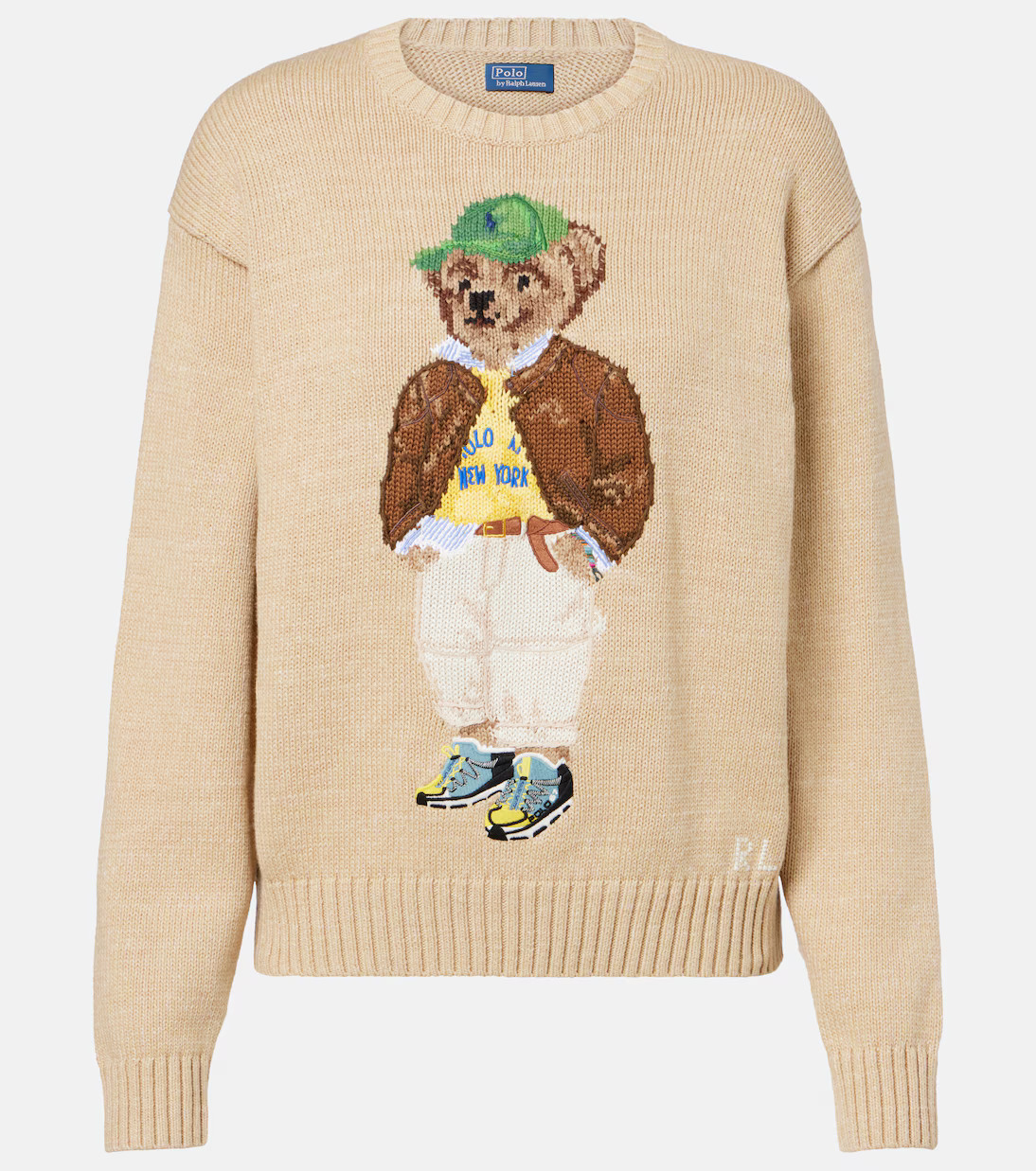 Polo Bear intarsia cotton sweater | Mytheresa (US/CA)