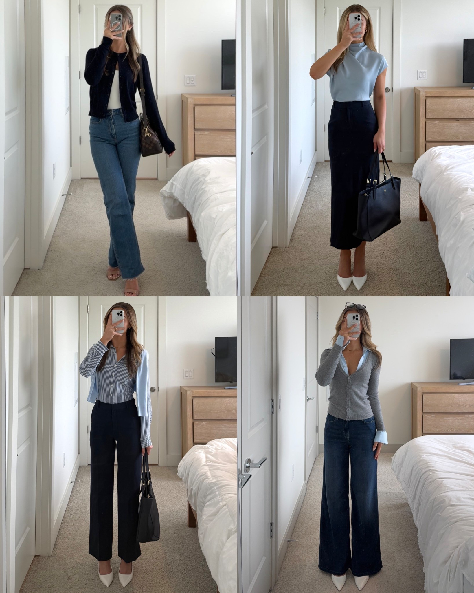 Navy + Blue office outfit styling inspo 💙🩵

#LTKWorkwear