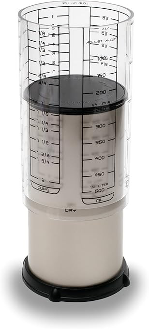 KitchenArt Professional Series 2 Cup Adjust-A-Cup, Champagne Satin, Adjustable, 1/8 to 2-Cup | Amazon (US)