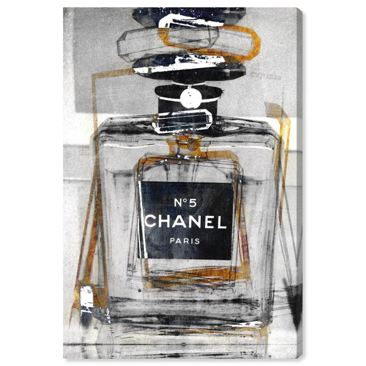 Fashion and Glam Infinite Glam Gold, Glam Gray - Graphic Art on Canvas | Wayfair North America