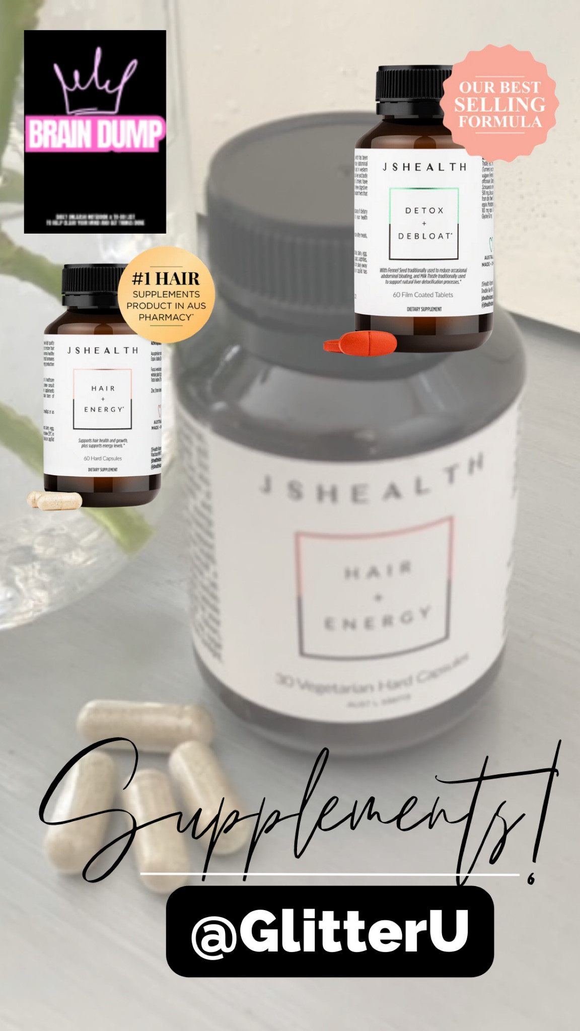 supplements that i've been reaching for and seeing/feeling a difference over the past 3-months:  #ltkfind #supplementsforwomen #debloating #midlifebellybloatfix  #ltkfitness #ltkwellness #womenover50wellness 
THE REASON BEHIND THE NAME ‘DETOX + DEBLOAT’

This formula is not in any way related to a weight loss fad or trend. Our Detox + Debloat supports natural body cleansing and detoxification processes and relieves abdominal bloating.* Your liver works hard to perform detoxification functions every single day. This product was purely created to support women’s confidence and provide comfort from the inside out. The name is based on the indications of this formula.  

#LTKBacktoSchool #LTKover40 #LTKbeauty