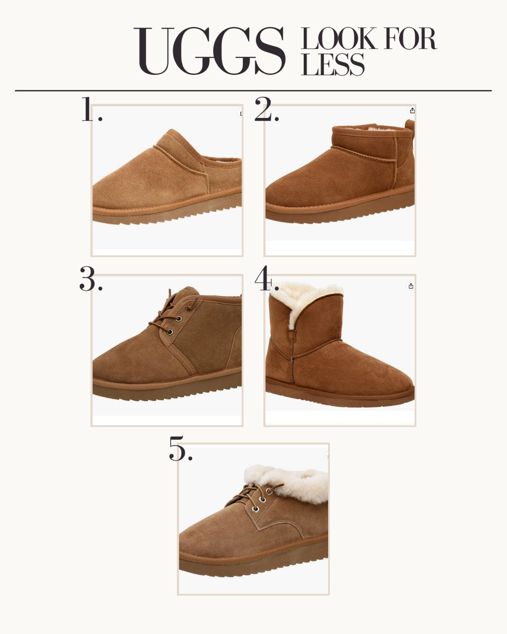 Uggs look for less, boots, winter fashion, winter style 

#LTKshoecrush #LTKSeasonal #LTKstyletip