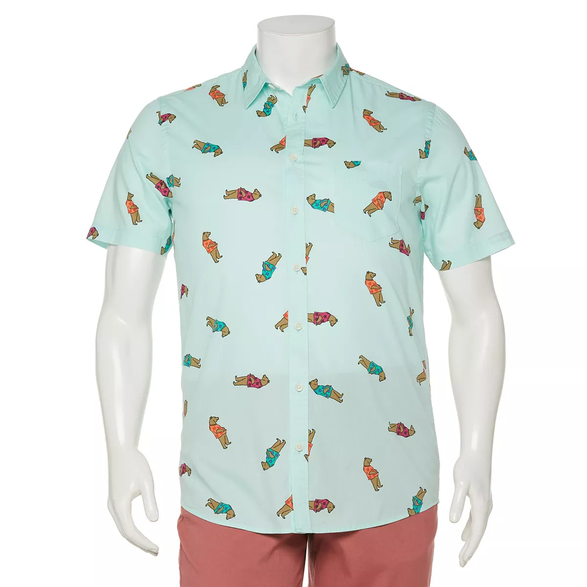 Big & Tall Urban Pipeline™ Modern-Fit Button-Down Shirt | Kohl's