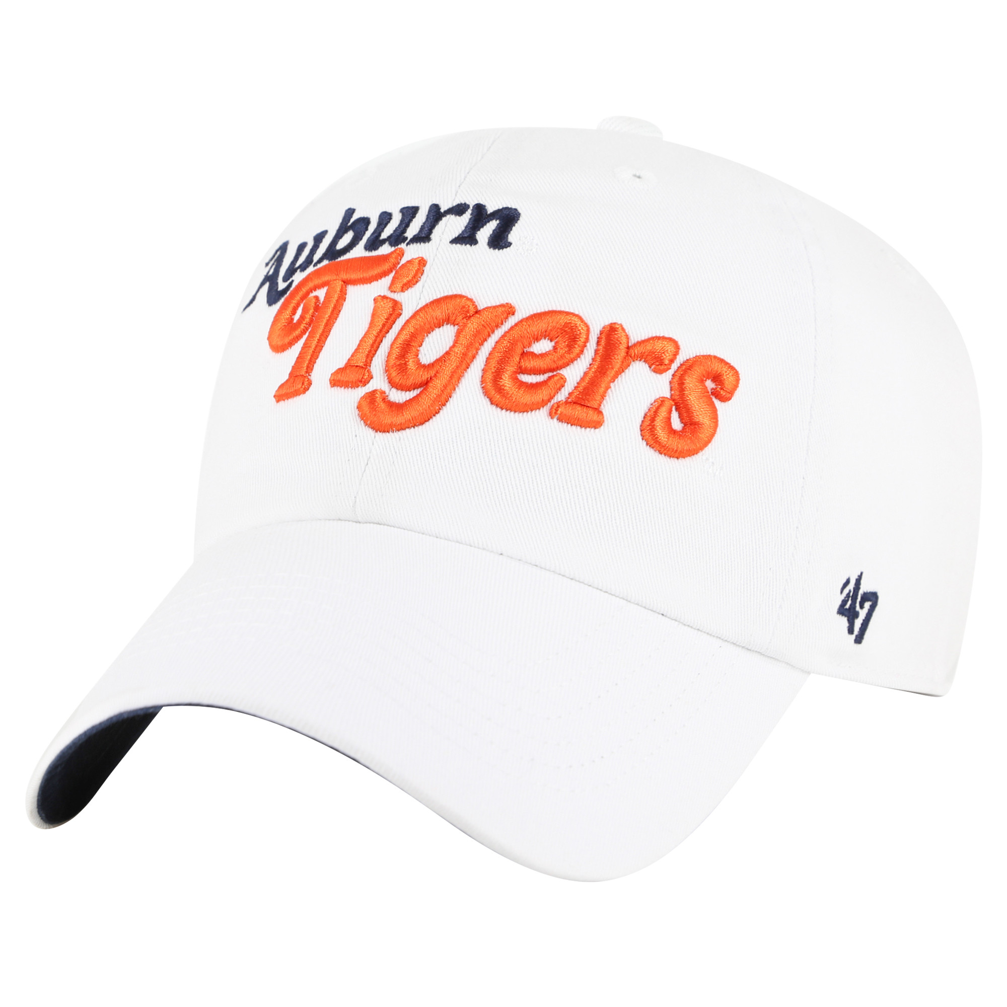 Women's '47 White Auburn Tigers Pensacola Clean Up Adjustable Hat | Fanatics