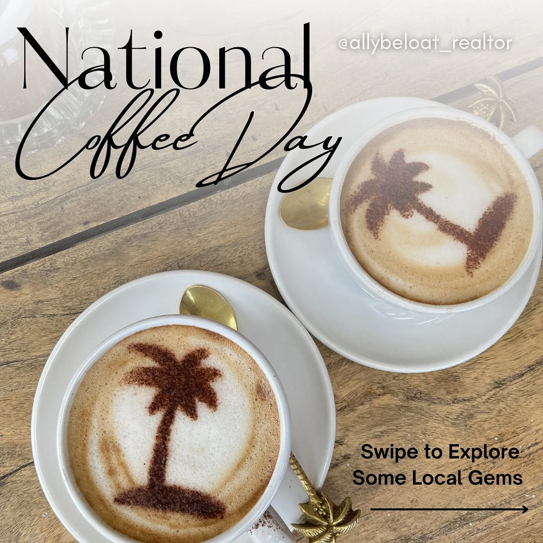☕✨ Happy National Coffee Day! ✨☕
.
Swipe to check out some of the amazing local coffee shops that keep Orlando buzzing whether it’s for a morning pick me up, a meeting spot, or just a cozy corner to recharge.
.
.
📍 Downtown Orlando ☕️Craft & Common 
@craftandcommon 
Bright, modern, and full of greenery 🌿 Their 18 hour nitro cold brew is a must try.
.
📍 Winter Park ☕️ The Glass Knife
@theglassknifewp 
Where coffee meets cake. 🍰☕ Elegant desserts, artisan donuts, and cozy late night lattes.
.
📍 Winter Garden ☕️ Axum Coffee
@axumcoffee 
Sip with purpose 🌍 100% of profits are donated to global causes. Coffee that tastes good and does good.
.
📍 Mills/50 ☕️ Haan Coffee
@haancoffeeroasters 
Seoul inspired design + Orlando flavor. Known for espresso tonics and the crowd favorite croffle 🥐✨
.
📍 Clermont ☕️ Blue Deep Sea Coffee
@bluedeepseacoffee 
Neighborhood favorite with a global twist 🌊 Authentic Turkish coffee and welcoming vibes.
.
📍 Windermere ☕️ Paloma Coffee Co.
@palomacoffeeco 
Family owned & full of heart 💛 From Chemex to matcha, all brewed with care in a lush, plant filled space.
.
✨ Orlando’s coffee scene is thriving, and I’m so grateful for these local spots that make our community special.
.
Make sure to tag YOUR favorite local coffee shop in the comments below ⬇️ 
.
#NationalCoffeeDay #OrlandoCoffee #SupportLocal #CentralFlorida
