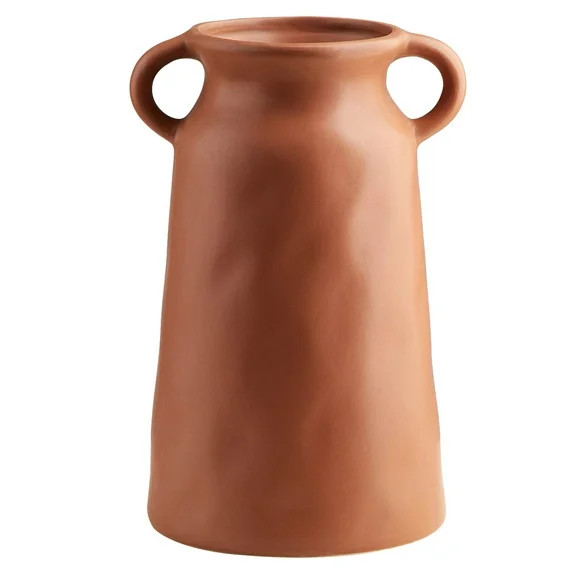Beautiful Terracotta Ceramic Vase by Drew Barrymore, 8.66" H | Walmart (US)