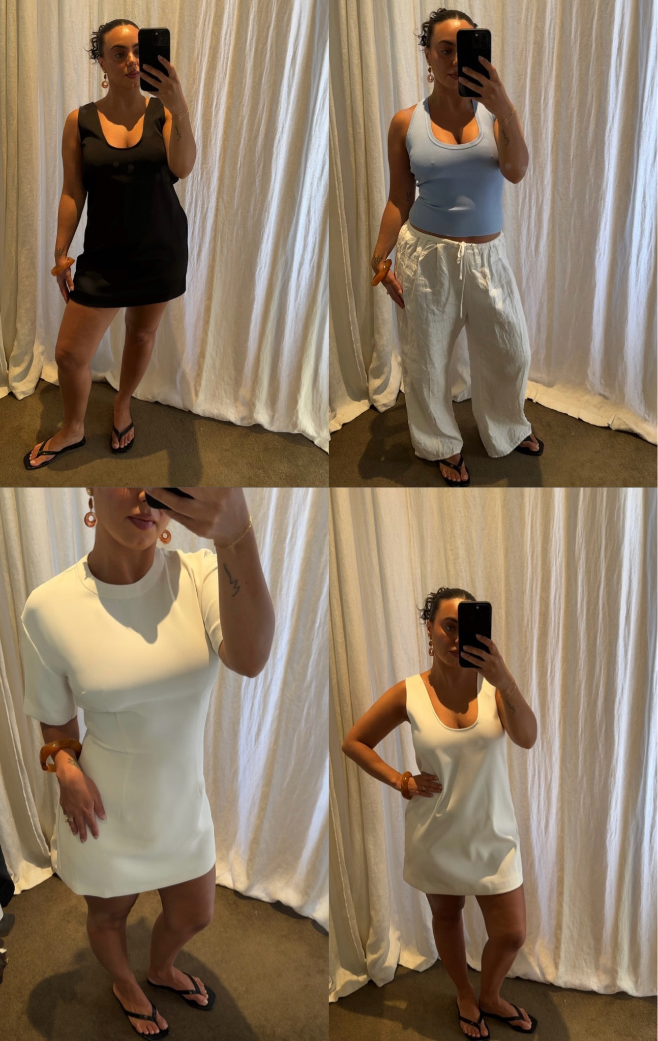 Henne new collection try on 🫶

Wearing a size 8 in both the Dahlia dress and Noa dress and an XS in the maiken tank. 

#LTKpartywear #LTKaustralia