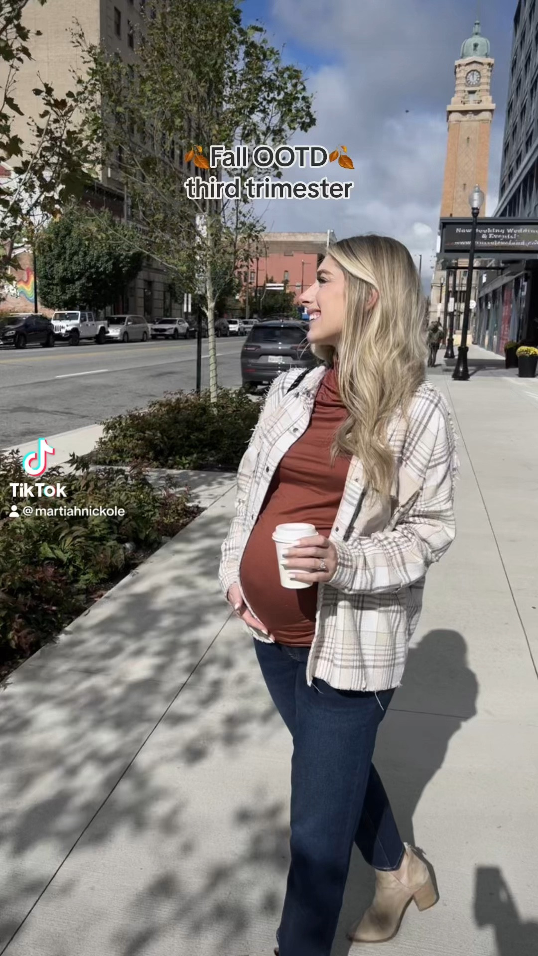 Fall bump friendly maternity fashion idea 

#LTKSeasonal #LTKstyletip #LTKbump