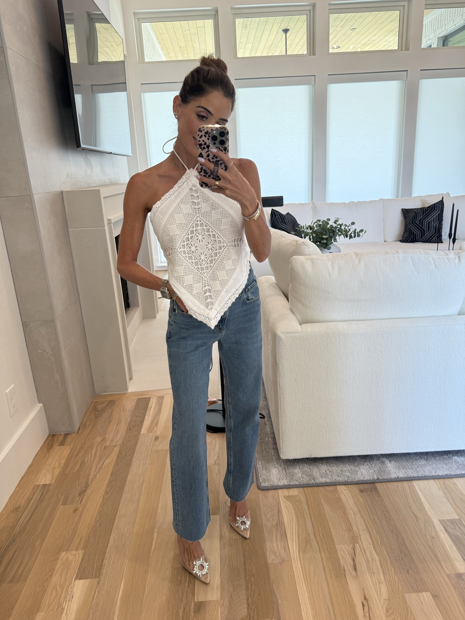 Spring outfits halter bandana top on sale size xxs 

#LTKPetite #LTKSaleAlert #LTKootd