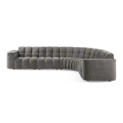 Jacobi Minimore Modern Style 145.3" W Marigold L Shape Type2 6S Sofa | Wayfair North America
