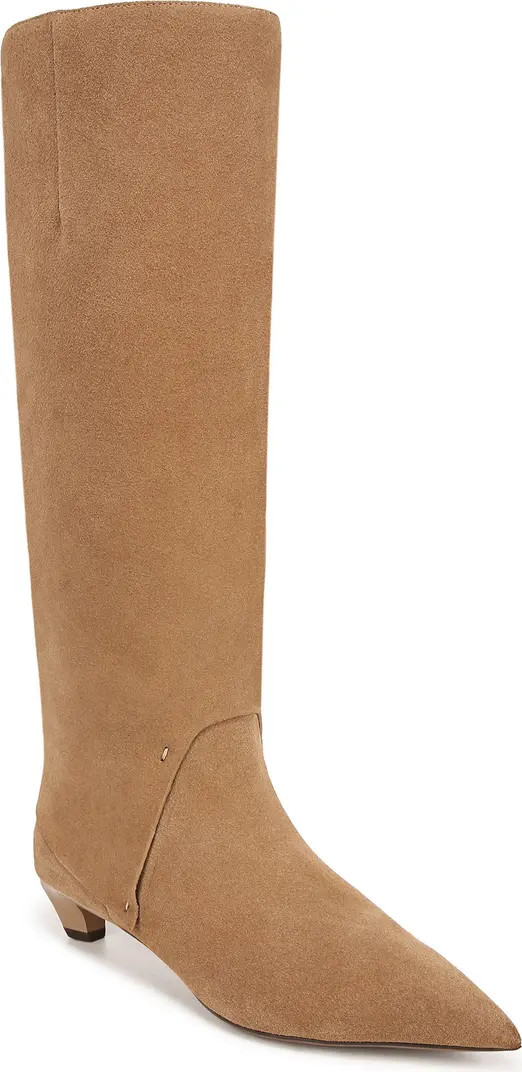 Martin Pointed Toe Knee High Boot (Women) | Nordstrom