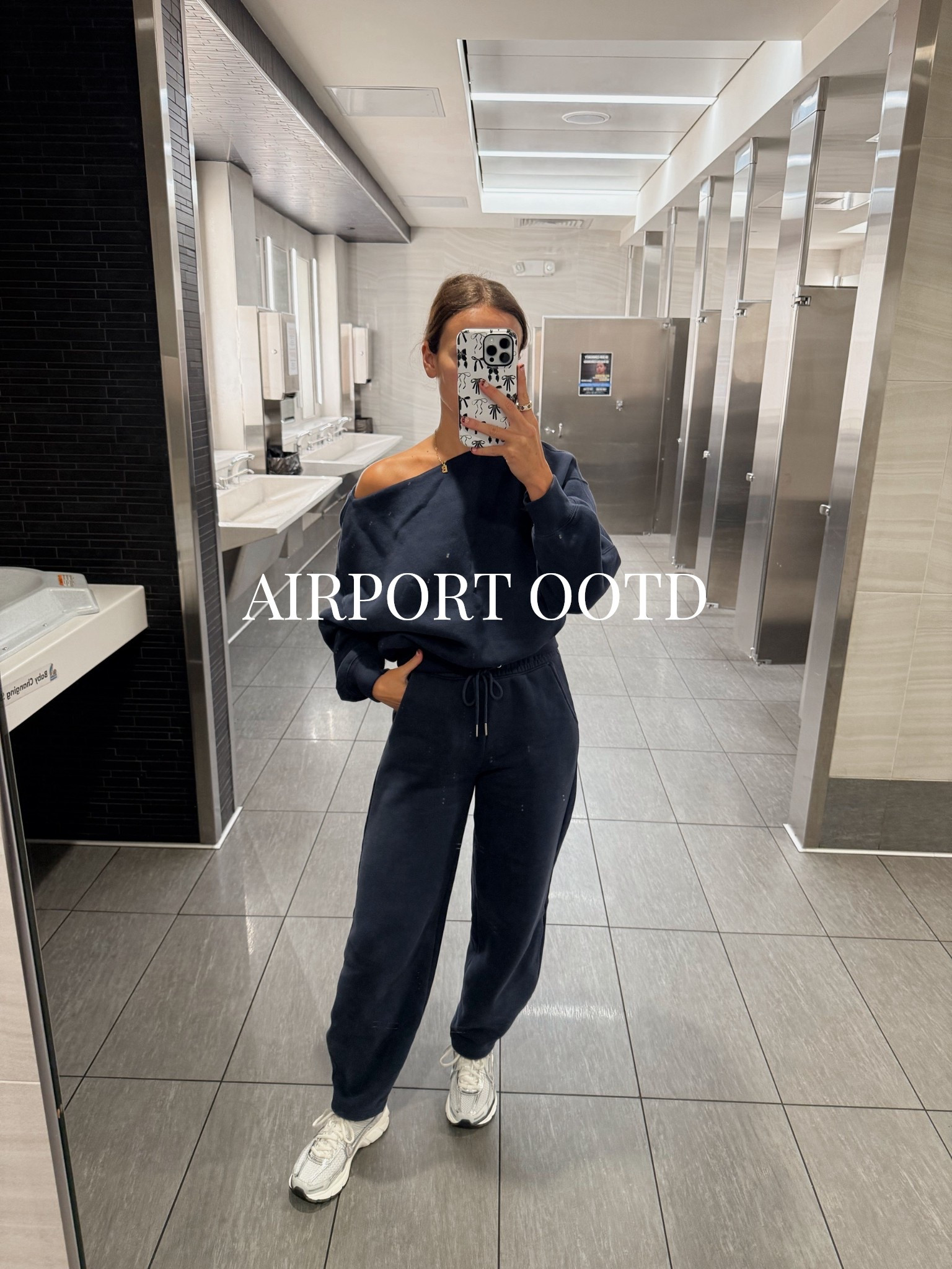 AIRPORT OUTFIT DETAILS | this matching set is perfect for a travel day! Super soft and comfy! barrel sweatpants, slash top, Abercrombie matching set, Nike vomero 5

#LTKTravel #LTKSaleAlert
