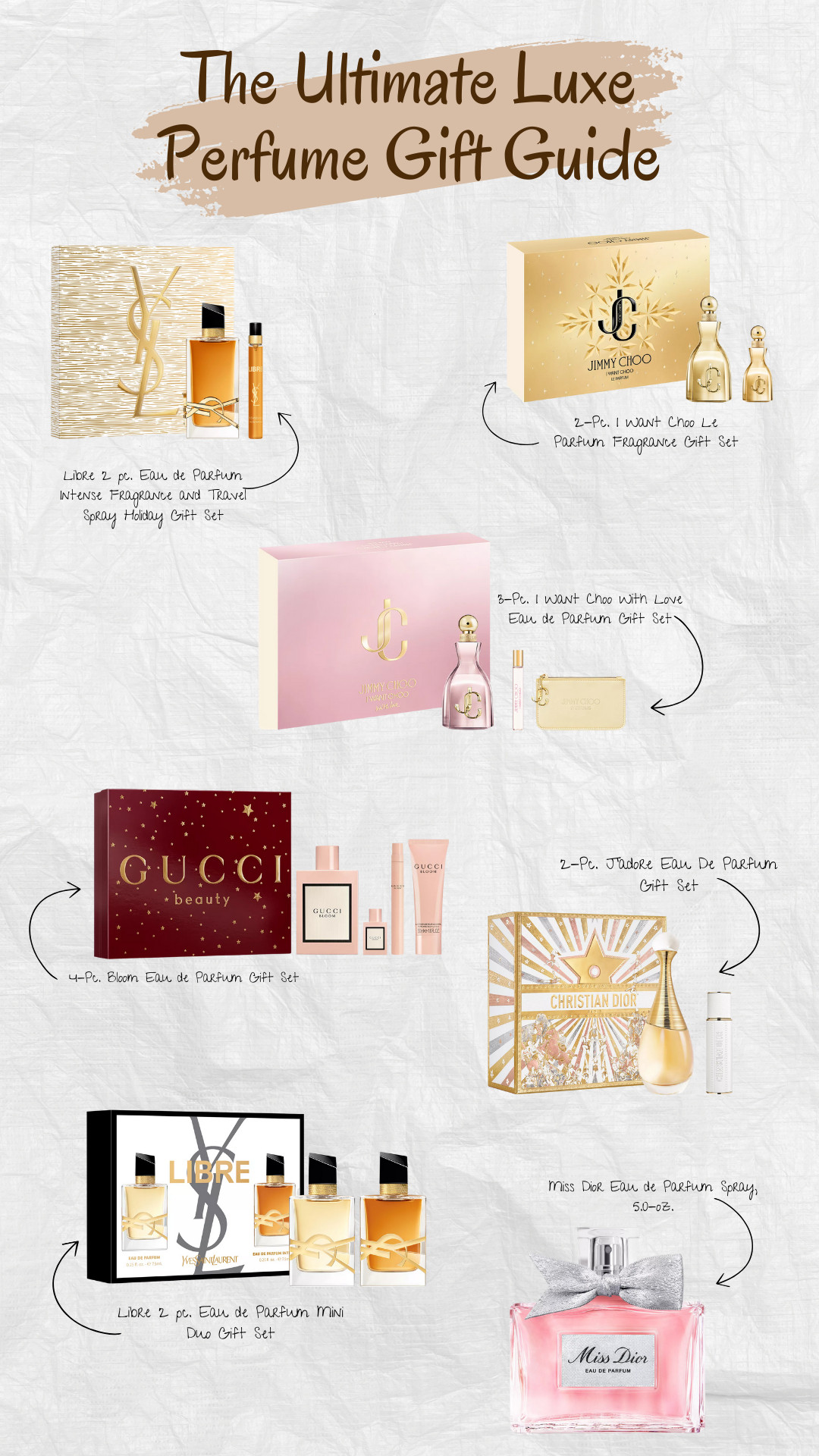 Searching for a luxe gift she’ll never forget? This perfume guide is pure perfection. 💛
Swipe, save, and shop your favorite scent — and tell me which one you’d wear daily! ✨

#PerfumeGiftGuide #LuxeGiftGuide #LuxuryPerfumes #HolidayGiftGuide #GiftGuideForHer #DesignerFragrance #LuxuryBeauty #PerfumeAddict #FragranceLover #LTKGifts #LTKHoliday #GiftIdeas2025 #LuxuryShopping #PerfumeCollector #HighEndBeauty #ScentCollection #LTKFinds #LuxuryGiftIdeas #HerWishList #HolidayPerfumePicks 

 #LTKGiftGuide #LTKHoliday #LTKSaleAlert