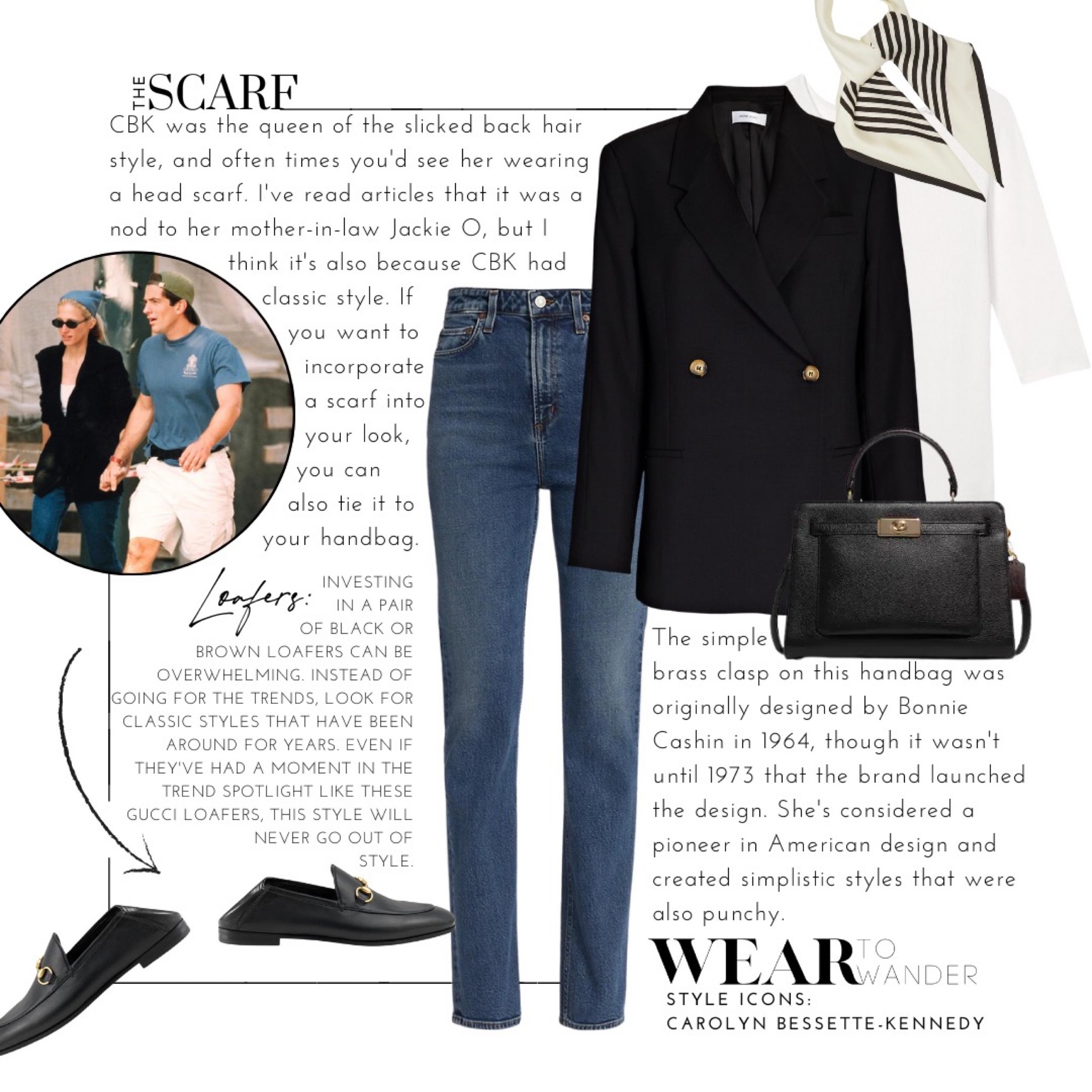 As I sat down to research our next style icon, Carolyn Bessette-Kennedy (CBK), I started thinking about what makes one iconic? I kept coming back to the way individuals impact our lives and how they challenge the narrative. 

Walking into my first college art class, the teacher was blasting Janice Joplin and dancing. I had never encountered a teacher that challenged my narrative of "what a teacher should be". JB's paintings were as colorful and wild as her dancing and she was the catalyst to my exploration of art. She's gone now, but the mark she made on my life will always be felt and appreciated. I'm certain there are many other students who would say the same. To me, it's this lasting memory that makes an impact and creates an iconic figure. 

Bessette-Kennedy was just that. Whether you realize it or not, her minimalist approach to design and style was the catalyst for so much in the fashion industry. She challenged the industries narrative of a wedding gown with her slip dress. She created sleek looks that left room for strategic accessories and textural pieces that added interest. Twenty-five years since her tragic death, she has remained an influence to many in the fashion world and beyond. Swipe through to see how her style can be incorporated into your wardrobe. If you have a particular fashion icon, drop their name in the comments so I can add them to the list!




#LTKSeasonal #LTKHoliday #LTKCyberweek