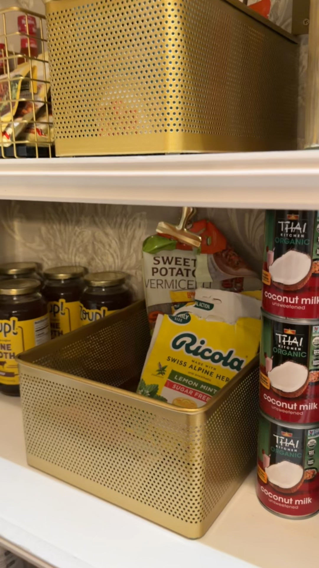 I love the look of these gold bins from @thecontainerstore in our pantry. They are having a 30% off sale on so many great storage and organizational options. 

#LTKSaleAlert #LTKHome