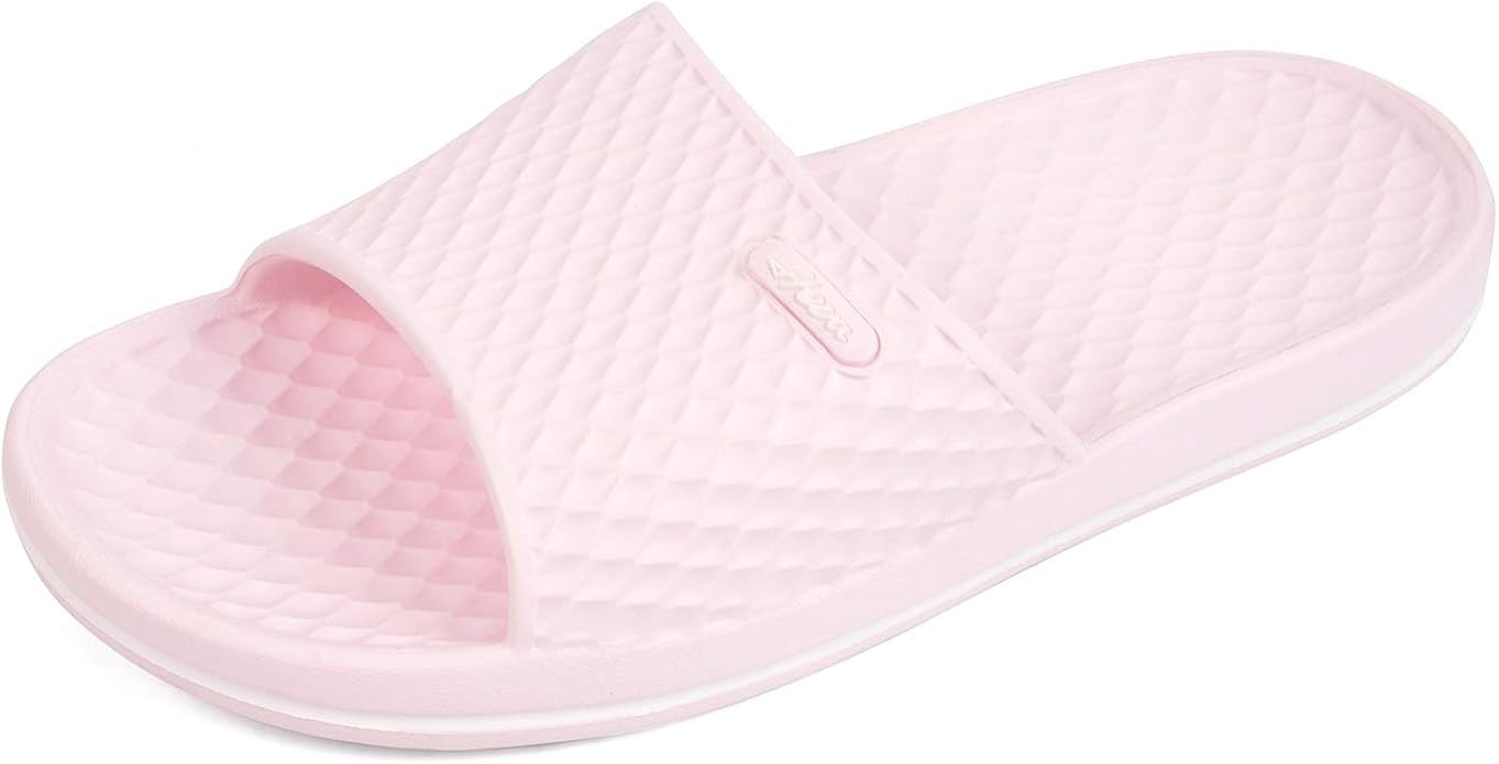 FUNKYMONKEY Womens Bathroom Shower Slippers Indoor Home Beach Non Slip Sandal | Amazon (US)