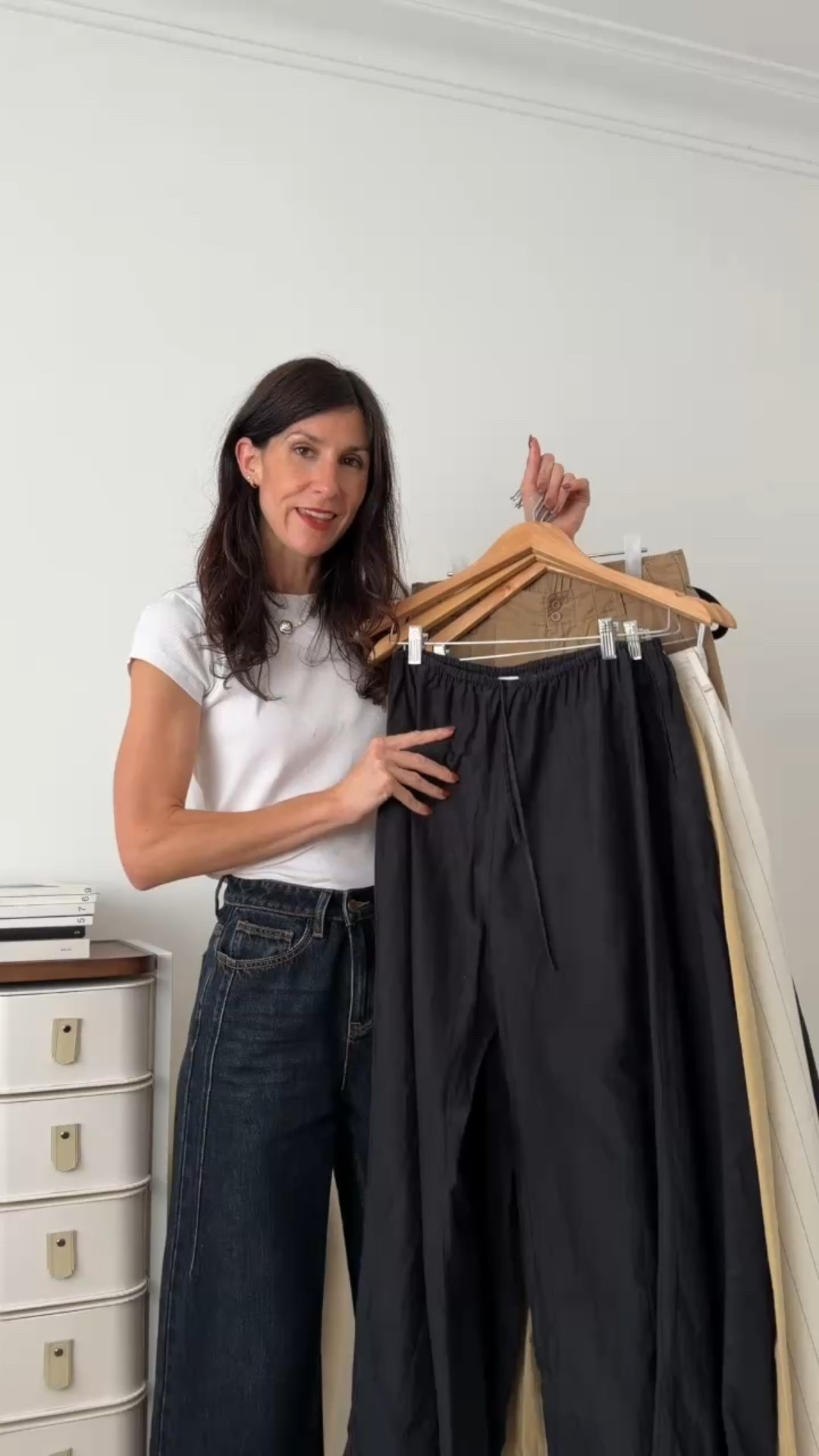 Sharing six trouser styles to try this spring summer instead of denim 🥰