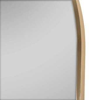 Origin 21  23.8-in W x 35.6-in H Arch Soft Gold Framed Wall Mirror | Lowe's