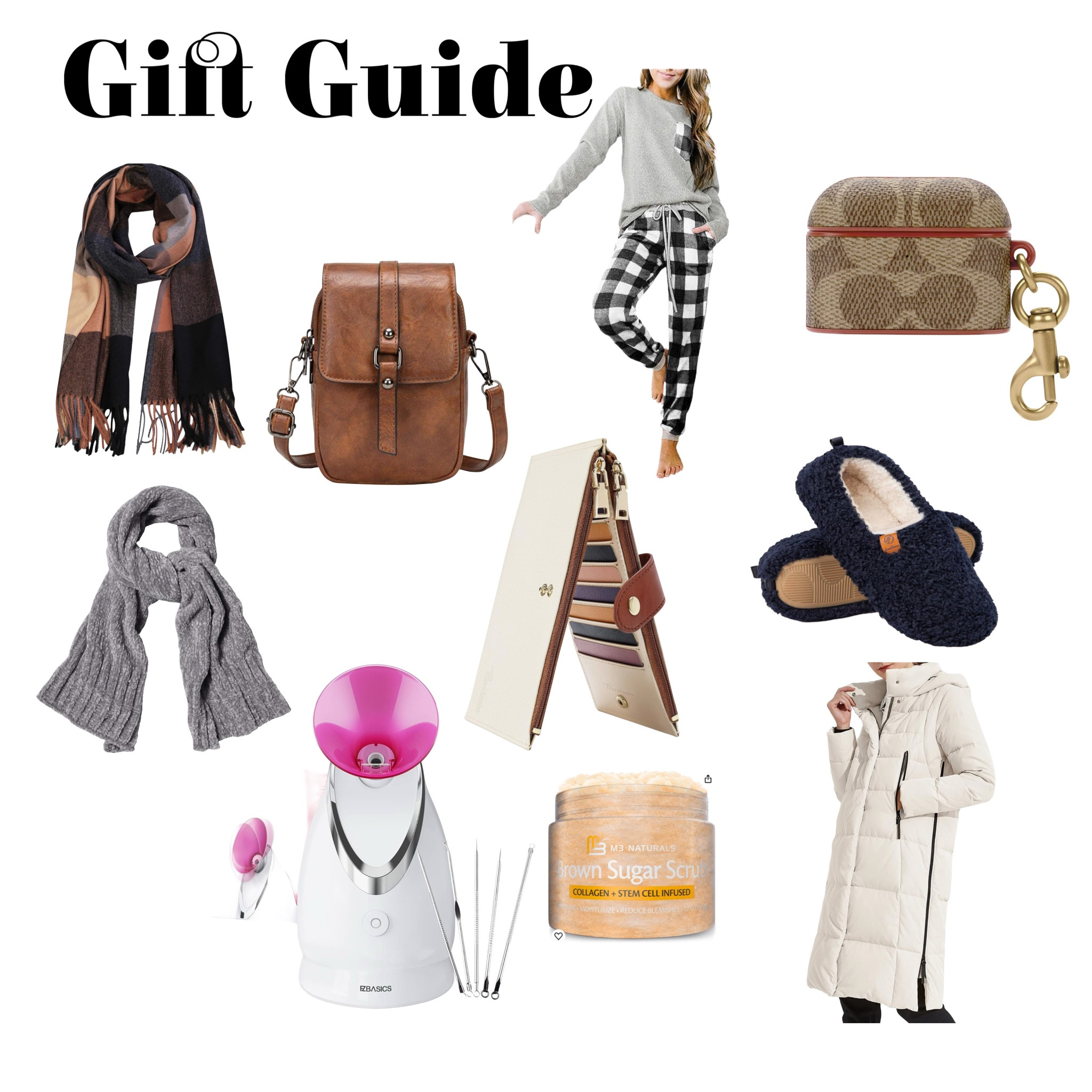 Gifts for her. Scarves. Wallet. Purse. Coats. Slippers. Beauty products  

#LTKHoliday #LTKGiftGuide