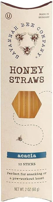 Savannah Bee Company Honey Straws - Pure and All Natural Acacia Honey Sticks Made in the USA - He... | Amazon (US)