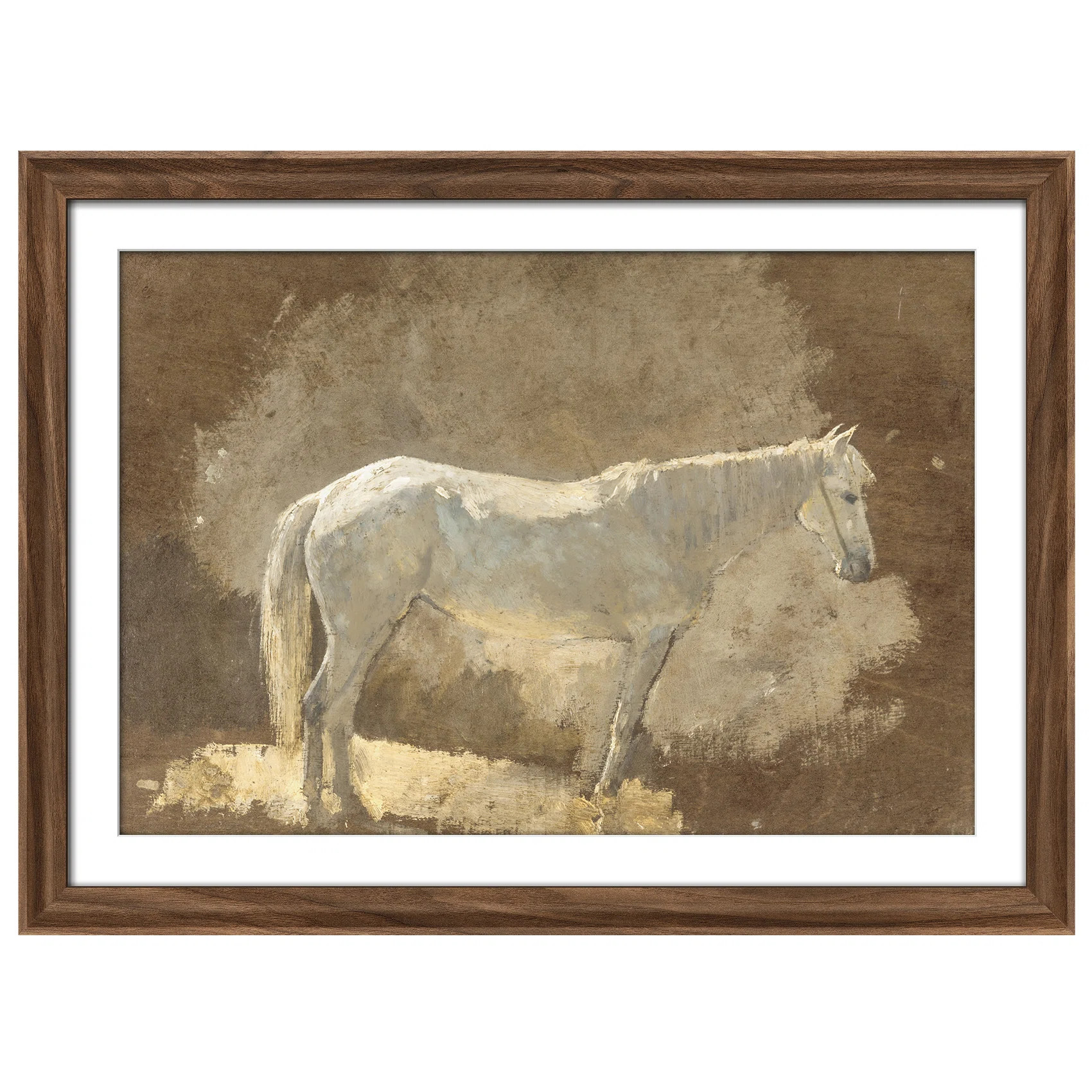 Framed Wall Art Vintage Antique Classic for Bedroom - 26"x36" BrownByAugust Grove®5.0Rated 5 out... | Wayfair North America