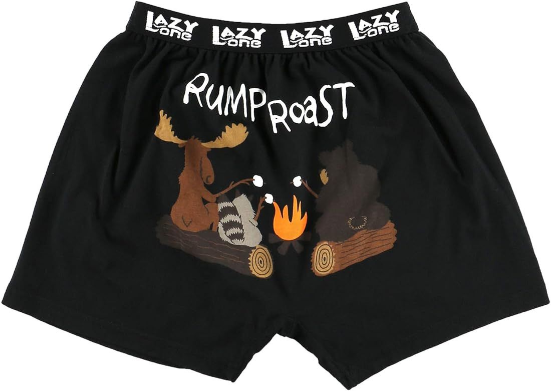 Funny Boxers, Novelty Boxer Shorts, Humorous Underwear, Gag Gifts for Men, Moose Designs | Amazon (US)