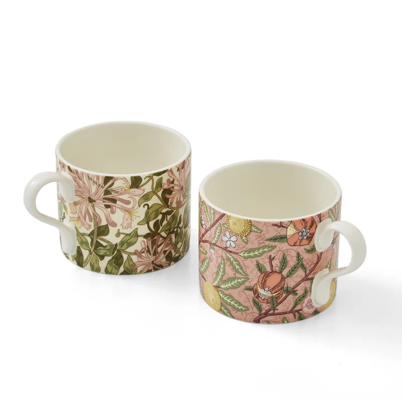 Spode Morris & Co Mugs S/2 Fruit & Honeysuckle | Wayfair | Wayfair North America