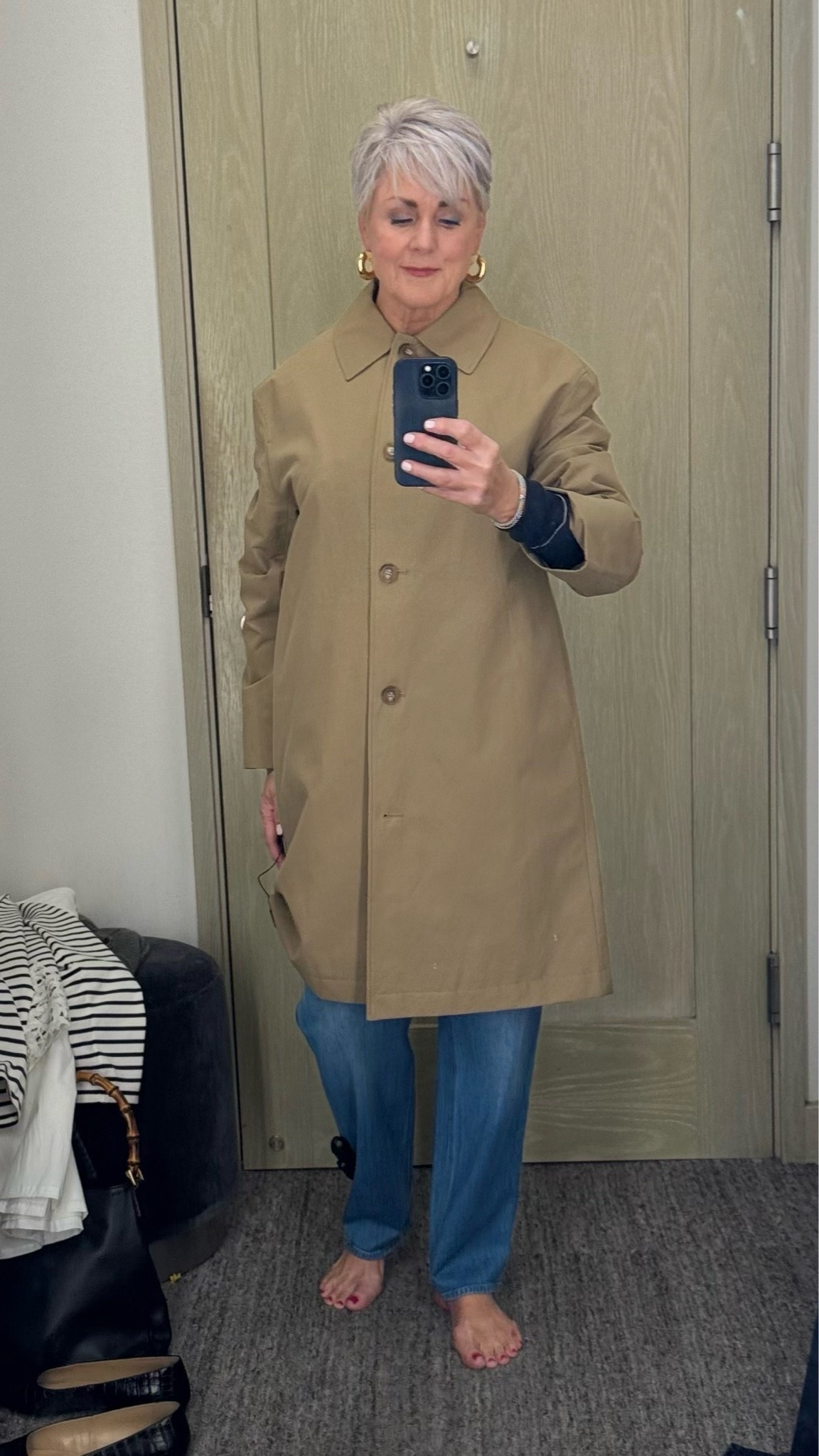 Vince Trench Coat 🧥

#LTKootd #LTKSeasonal #LTKOver40