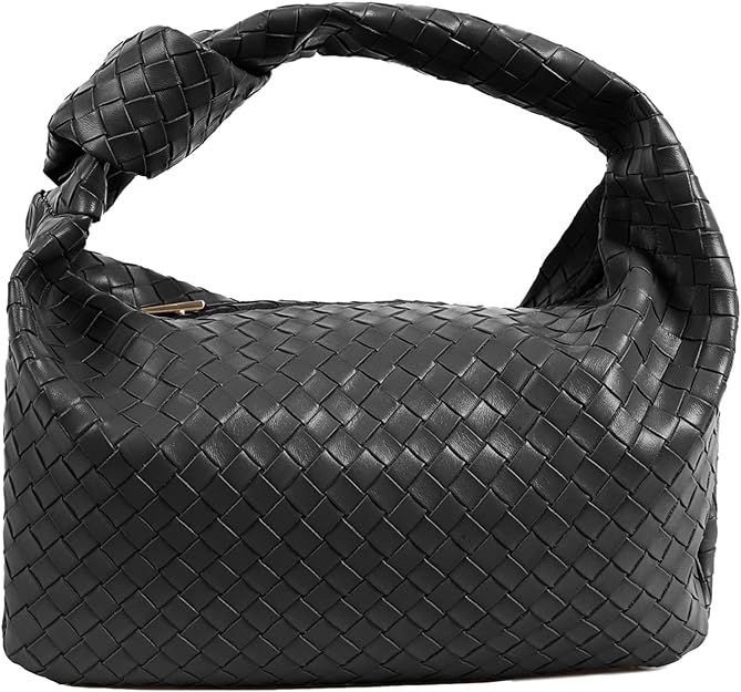 PRETTYGARDEN Women's Soft Leather Handbags Purse Fashion Shoulder Bag Dumpling Knotted Handle Hob... | Amazon (US)