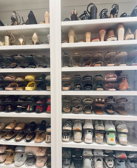 Ww are currently OBSESSED with these space saving shoe stackers! They are a must-have for our shoe loving queens! 

#LTKhome #LTKfamily #LTKfindsunder50