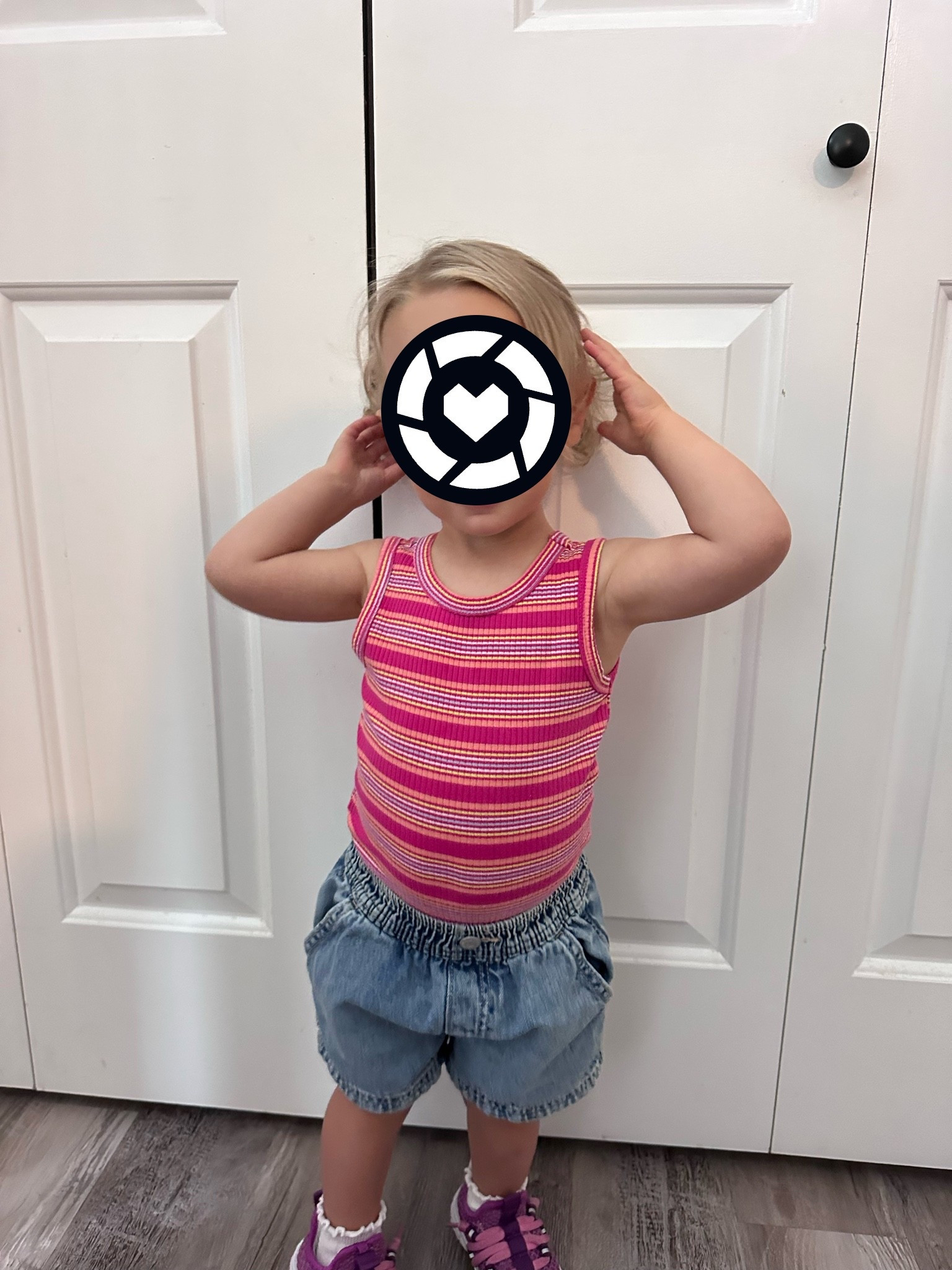 Obsessed with this bright & playful summer look 💕☀️

This striped tank + denim shorts combo is giving all the fun, comfy vibes—perfect for busy toddler days! Easy to move in, super breathable, and cute enough for anything from playdates to errands with mom.

Paired it with her favorite sneakers to complete the look 💜 Linking everything for you or similar styles! #LTKkids #toddlerstyle #summeroutfit #LTKfamily

#LTKmomlife #LTKKids #LTKSeasonal