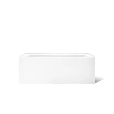 Underscore 60" x 30" Rectangular Alcove Soaking Bathtub with Integral Apron | Wayfair North America
